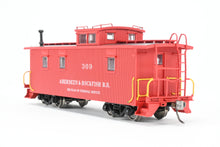 Load image into Gallery viewer, HO East Coast Railroads Aberdeen &amp; Rockfish Wood 36’ Caboose REBOXX
