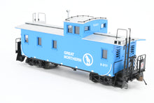 Load image into Gallery viewer, HO Brass OMI - Overland Models, Inc. GN - Great Northern 30' All Plywood Caboose FP Big Sky Blue No. X211
