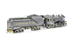HO Brass OMI - Overland Models C&O - Chesapeake & Ohio G-9 2-8-0 CP & Weathered, No. 1058