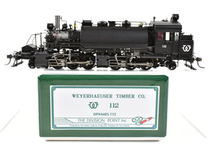 HO Brass DVP - Division Point Weyerhaeuser Timber #112 2-6-6-2T Baldwin Logging Mallet LAST ONE!