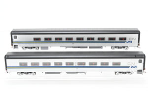 HO CON Rapido Trains, Inc. CNR – Canadian National Railwa Via Rail Tempo Train w/ Two Extra Cars FP