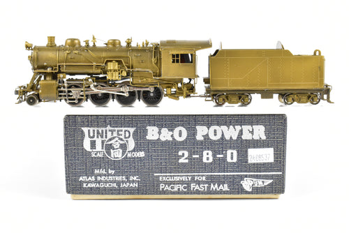 HO Brass PFM - United B&O - Baltimore & Ohio Class E-27ca 2-8-0 Power Series 1977 Run
