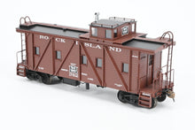 Load image into Gallery viewer, HO Brass OMI - Overland Models, Inc. CRI&amp;P - Rock Island Outside Braced Wood Caboose 2001 Run FP No. 17812 Boxcar Red
