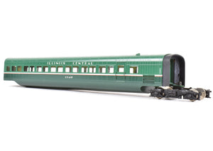 HO Brass CON OMI - Overland Models, Inc. IC - Illinois Central Pullman Standard/Winton "Green Diamond" 5-Car Articulated Train Factory Painted