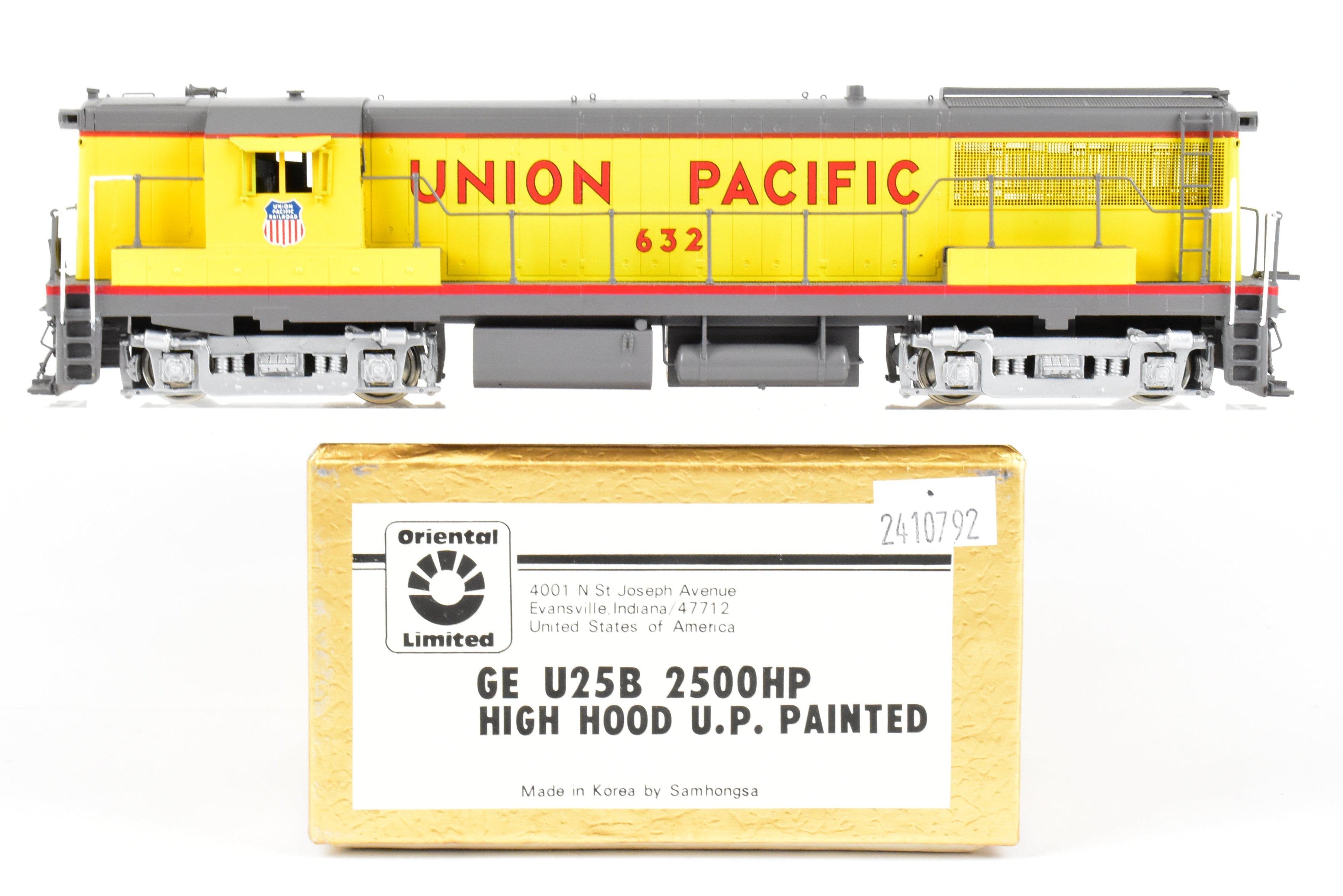 HO Brass Oriental Limited UP - Union Pacific GE U25B 2500 HP High