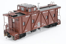 Load image into Gallery viewer, HO Brass OMI - Overland Models, Inc. CRI&amp;P - Rock Island Outside Braced Wood Caboose 2001 Run FP No. 17812 Boxcar Red
