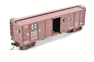 HO Brass Pecos River Brass ATSF - Santa Fe Bx-6 Boxcar w/Ajax Brake Wheel and AB Brake System CP #120530