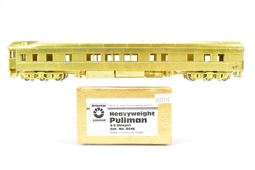 HO Brass Oriental Limited Various Roads Pullman Heavyweight 6 Section-6 Double Bedroom Sleeper W/Air Conditioning