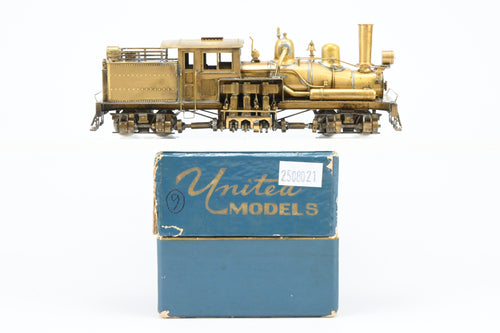 HO Brass PFM - United 2-Truck Class B Shay Geared Locomotive 1957 Run AS-IS