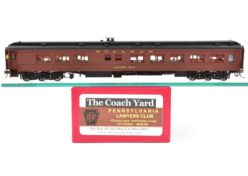 HO Brass TCY - The Coach Yard PRR - Pennsylvania Railroad 