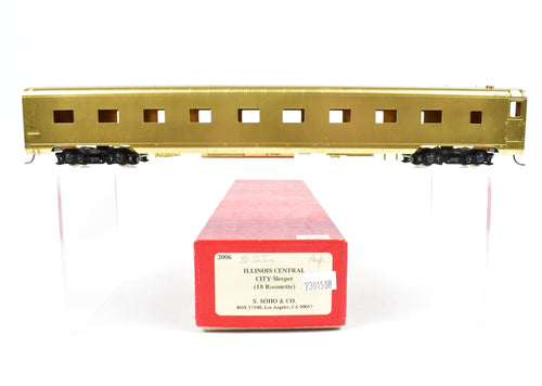 HO Brass Soho IC - Illinois Central City series 18 Roomette Sleeper Panama Limited