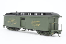 Load image into Gallery viewer, HOn3 Brass Soho D&amp;RGW - Denver &amp; Rio Grande Western #168 Baggage Car with Light Power Unit Custom Painted

