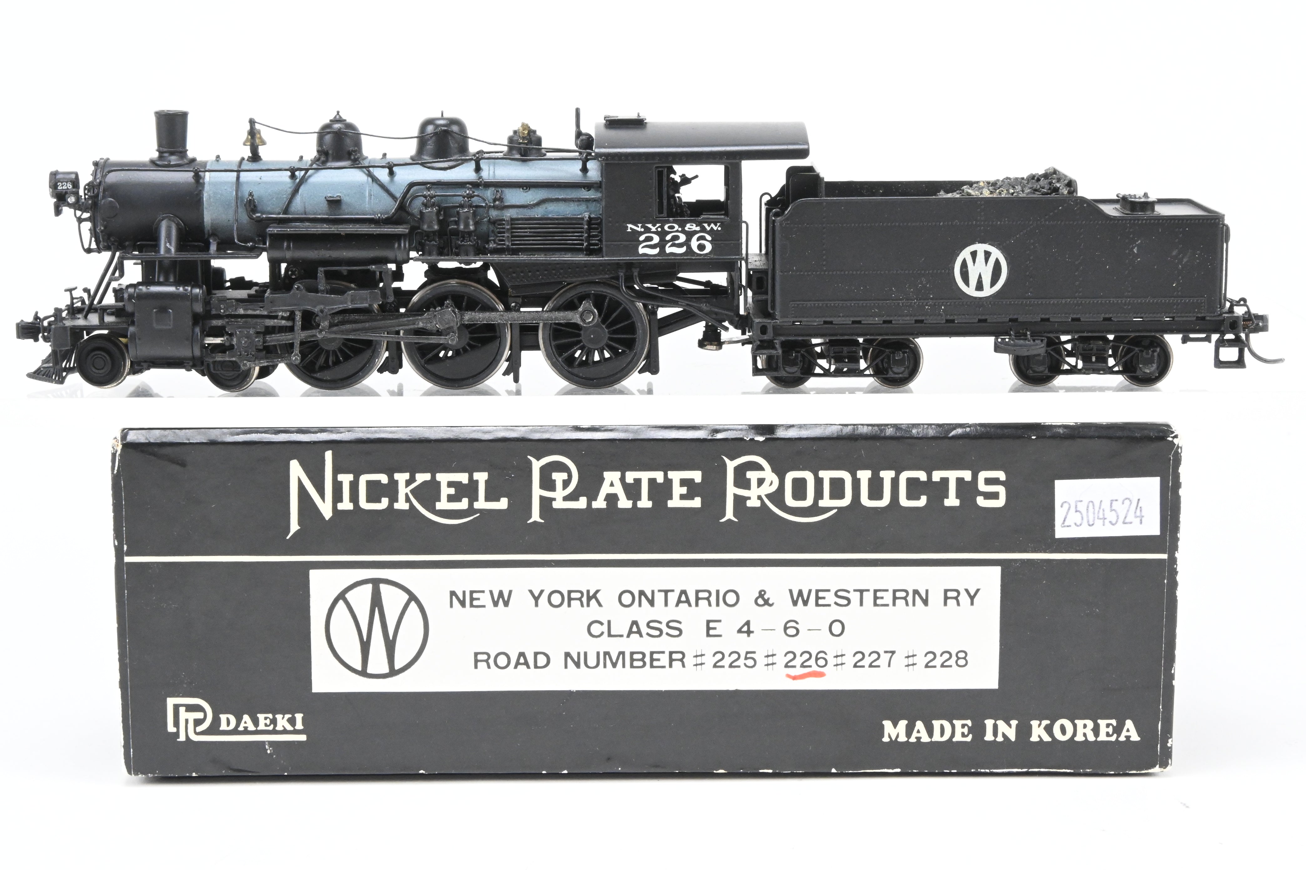 HO Brass NPP - Nickel Plate Products NYO&W - New York Ontario