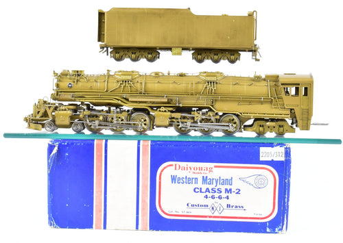 HO Brass NJ Custom Brass WM - Western Maryland 4-6-6-4 M-2