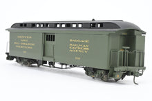 Load image into Gallery viewer, HOn3 Brass Soho D&amp;RGW - Denver &amp; Rio Grande Western #168 Baggage Car with Light Power Unit Custom Painted
