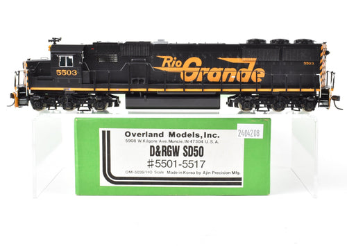 HO Brass OMI - Overland Models Inc. D&RGW - Denver & Rio Grande Western EMD SD-50 CP #5503