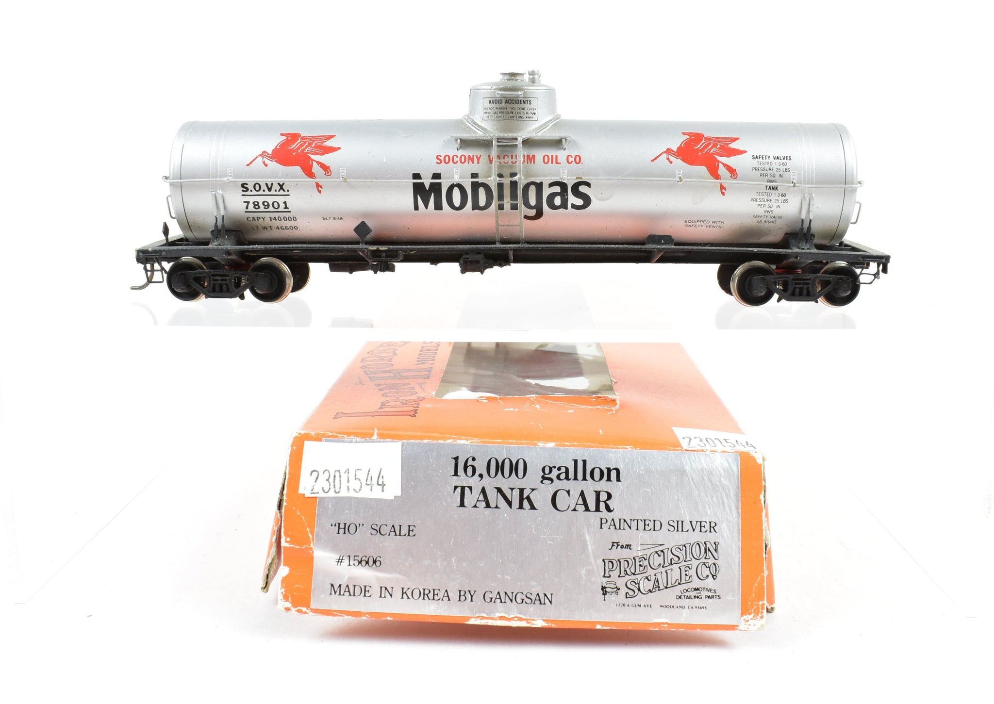 HO Brass PSC - Precision Scale Co. 16,000 Gallon Tank Car Factory Pain –  ReSourced Rails