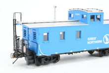 Load image into Gallery viewer, HO Brass OMI - Overland Models, Inc. GN - Great Northern 30' All Plywood Caboose FP Big Sky Blue No. X211

