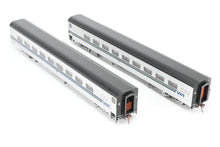 Load image into Gallery viewer, HO CON Rapido Trains, Inc. CNR – Canadian National Railwa Via Rail Tempo Train w/ Two Extra Cars FP
