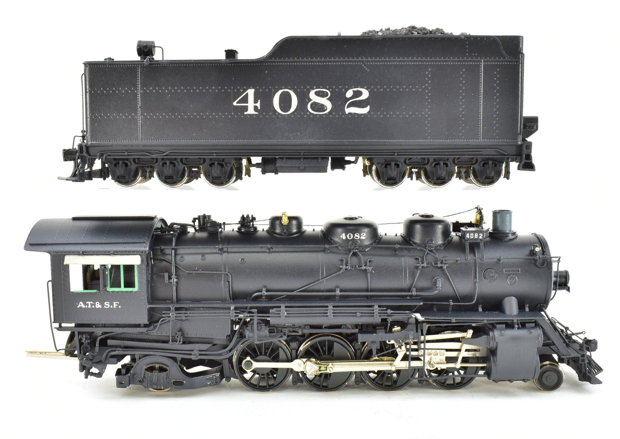 Bachmann Trains - 4-4-0 American - DCC Ready Locomotive - Santa FE with Wood Load - HO Scale Bachmann Trains - 4-4-0 American - DCC Ready Locomotive - Santa FE with Wood Load - HO Scale