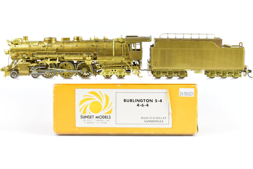 HO Brass CON Sunset Models CB&Q - Burlington Route S-4 Class 4-6-4 Hudson