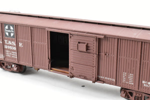 HO Brass Pecos River Brass ATSF - Santa Fe Bx-6 Boxcar w/Ajax Brake Wheel and AB Brake System CP #120530