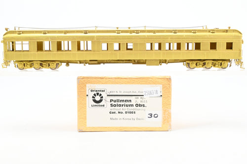 HO Brass Oriental Limited GN - Great Northern Pullman Solarium Observation w/o AC “James J. Hill”