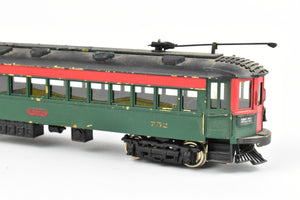 HO Brass Suydam CNS&M - North Shore Line  737T "Skokie" Steel Interurban Coach Unpowered Trailer  CP No. 752