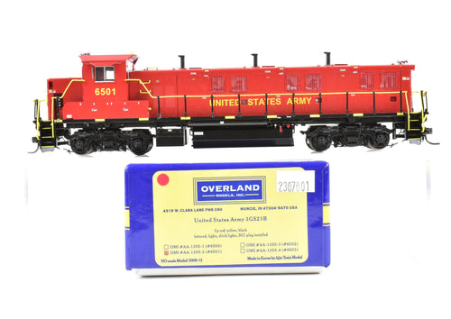HO Brass OMI - Overland Models Inc. USAX - U.S. Army 3GS21B #6501