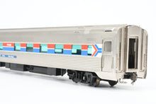 Load image into Gallery viewer, HO Brass Cascade Models Amtrak Ex. AT&amp;SF - Santa Fe Budd Pine Series 10RMT-6DBR Sleeper w/o Skirt Pro-Painted “Pine Crest&quot;
