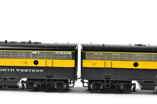 Load image into Gallery viewer, HO Brass Oriental Limited C&amp;NW - Chicago and Northwestern EMD F7A/F7B/F7A PH I 1500 HP 3-Unit Set FP Freight Scheme
