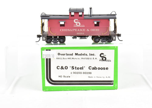 HO Brass OMI - Overland Models, Inc. C&O - Chesapeake & Ohio Steel Caboose #90200 Series