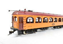 Load image into Gallery viewer, HO Brass GSB Rail Associates ITS - Illinois Traction Service Tangerine Flyer Powered Coach #273 Painted
