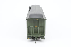 HOn3 Brass Soho D&RGW - Denver & Rio Grande Western #168 Baggage Car with Light Power Unit Custom Painted