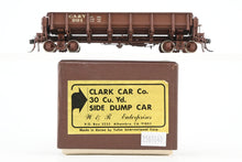 Load image into Gallery viewer, HO Brass W&amp;R Enterprises CA&amp;Y - Canton, Akron &amp; Youngstown Clark Car Co. 30 Cu. Yd. Side Dump Car Custom Painted No. 991
