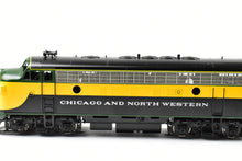 Load image into Gallery viewer, HO Brass Oriental Limited C&amp;NW - Chicago and Northwestern EMD F7A/F7B/F7A PH I 1500 HP 3-Unit Set FP Freight Scheme
