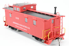 Load image into Gallery viewer, HO East Coast Railroads Aberdeen &amp; Rockfish Wood 36’ Caboose REBOXX
