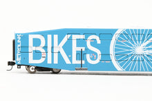 Load image into Gallery viewer, N Athearn Metrolink Bombardier Coach 3-Pack Special Edition "Bikes" and "Stay Alert Stay Alive" Cars - MISSING OUTER SLEEVE

