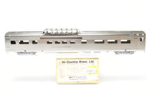 Load image into Gallery viewer, HO Brass Hi-Country Brass California Zephyr Dome-Coach CB&amp;Q,WP&amp; D&amp;RGW Plated With Conductors Window
