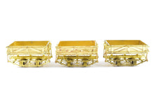 Load image into Gallery viewer, HOn3 Brass PSC - Precision Scale Co. Westside lumber Co. PC&amp;F Side Dump Ballast Car Set of 3
