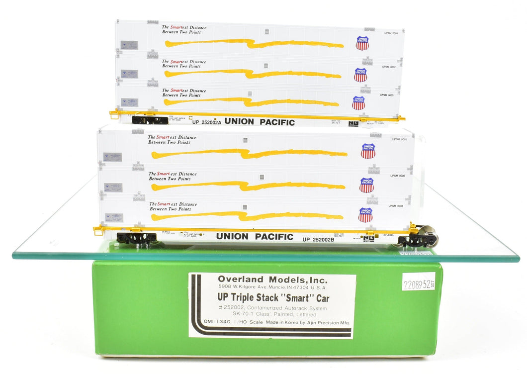 HO Brass CON OMI - Overland Models, Inc. UP - Union Pacific Triple Stack 