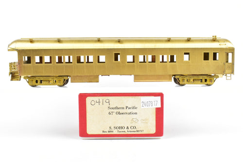 HO Brass Soho SP - Southern Pacific/T&NO 67' Observation and Business Car