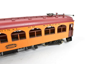 HO Brass GSB Rail Associates ITS - Illinois Traction Service Tangerine Flyer Powered Coach #273 Painted