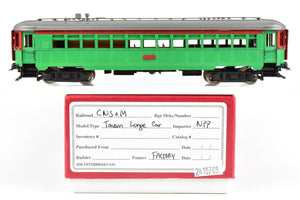 HO Brass NPP - Nickel Plate Products CNS&M - North Shore Line Interurban 415 (unpowered) Tavern Lounge Car Factory Painted  REBOXX