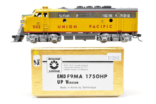 HO Brass Oriental Limited UP - Union Pacific EMD F9MA with Snowplow UP Version FP #502