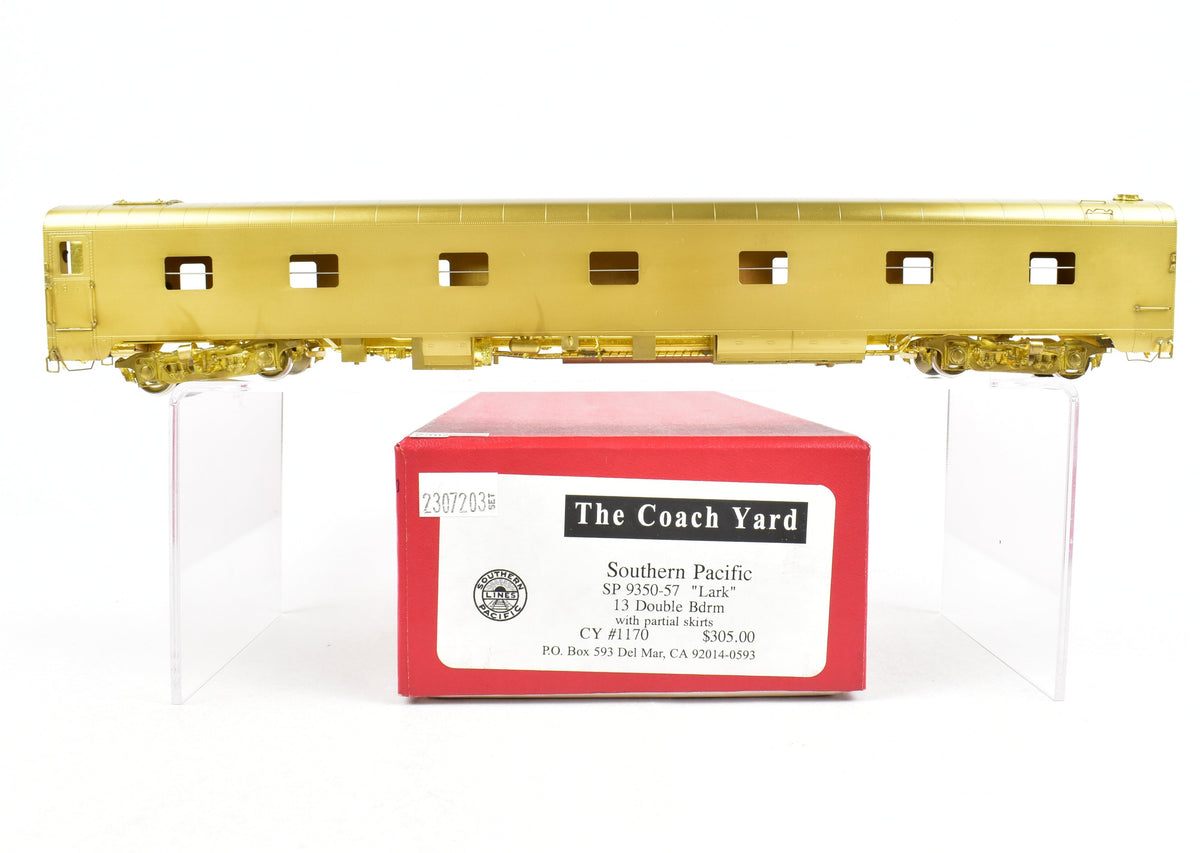 HO Brass TCY - The Coach Yard SP - Southern Pacific 13 DBR with Partia ...