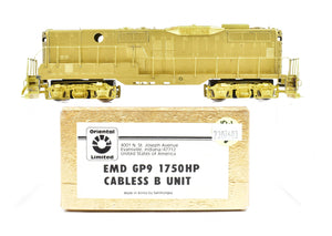 HO Brass Oriental Limited Various Roads EMD GP9 Cabless B unit Unpainted