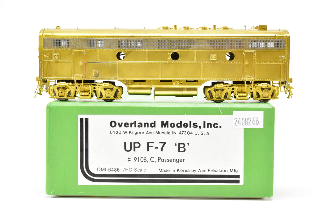 HO Brass OMI - Overland Models, Inc. UP - Union Pacific EMD F-7 B #910B,C Passenger