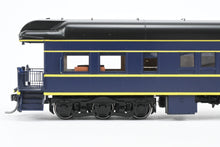 Load image into Gallery viewer, HO NEW Brass NBL - North Bank Line WP - Western Pacific Business Car #101 Blue w/ Yellow Stripe
