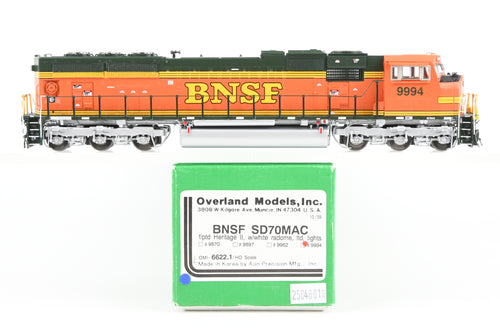 HO Brass CON OMI - Overland Models, Inc. BNSF - Burlington Northern Santa Fe SD70MAC FP 